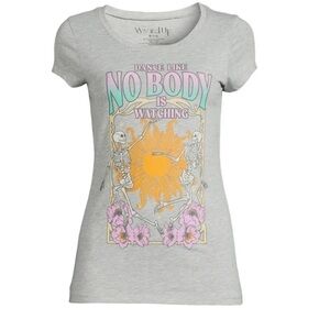 Wound Up Dancing Skeletons short sleeve tee Woman/Junior XXL (19)